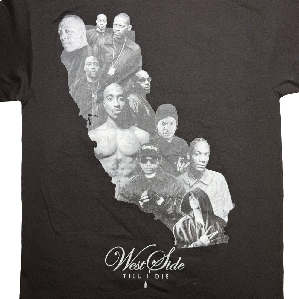 West Coast rappers rap shirt - Dre Tupac 2PAC Snoop Dre Eazy-E Game Cube